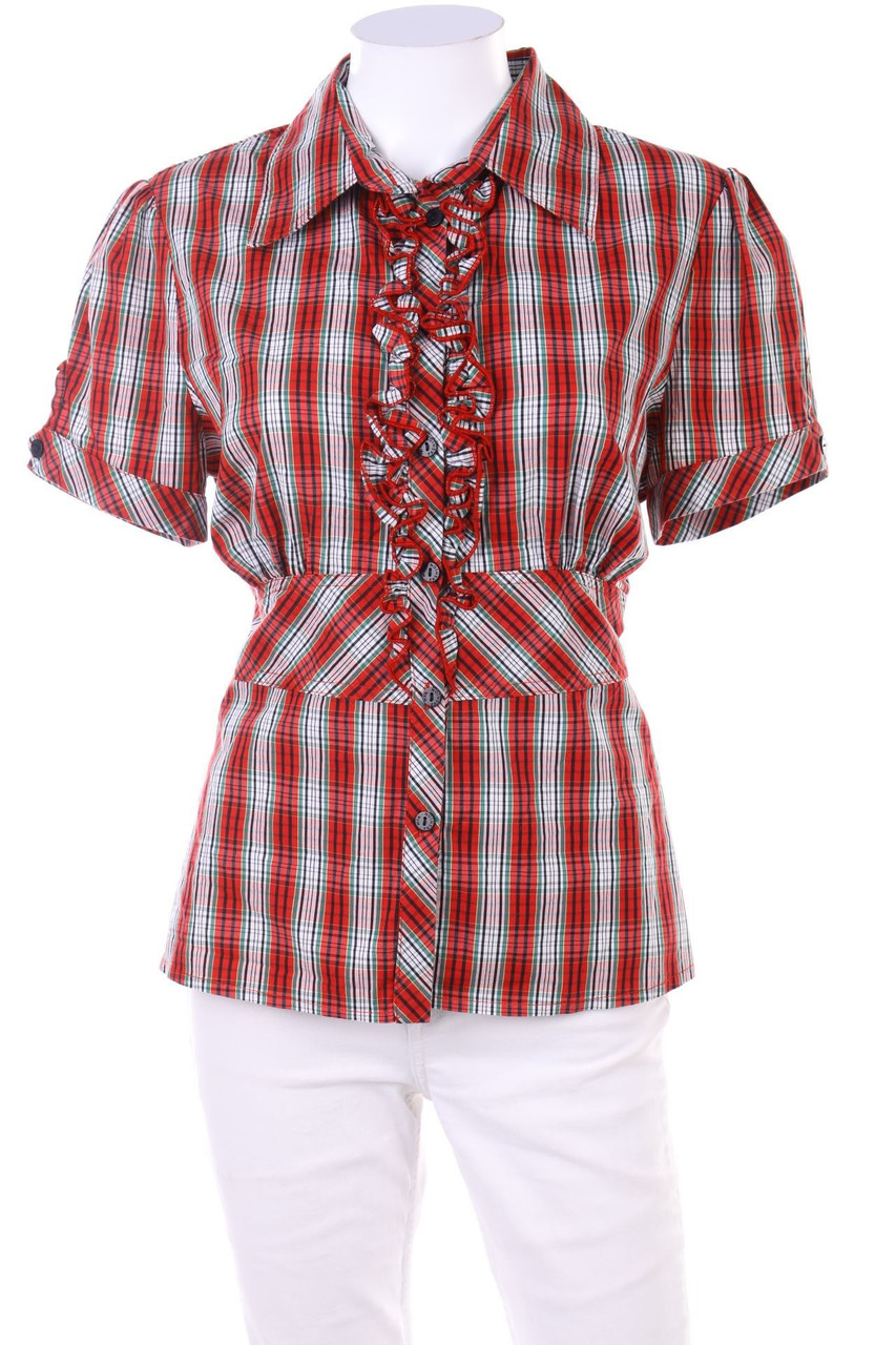 SECONDHAND - Checked Shirt Blouse - D 42