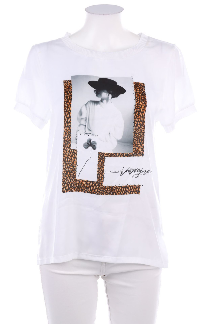 rich & royal - Shortsleeve-Shirt with Photo Print - S