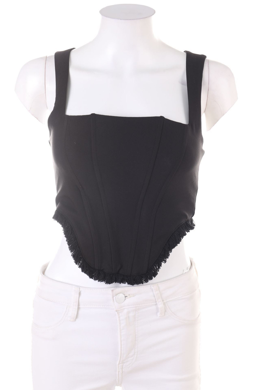Trendyol - Crop-Top mit Fransen - D 36