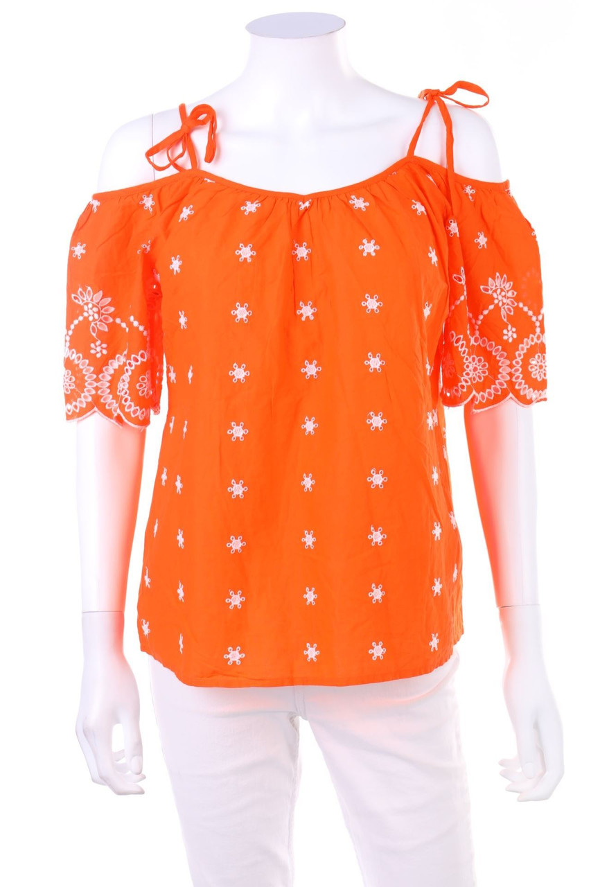 DOROTHY PERKINS - Carmen-Bluse aus Lochspitze - D 34