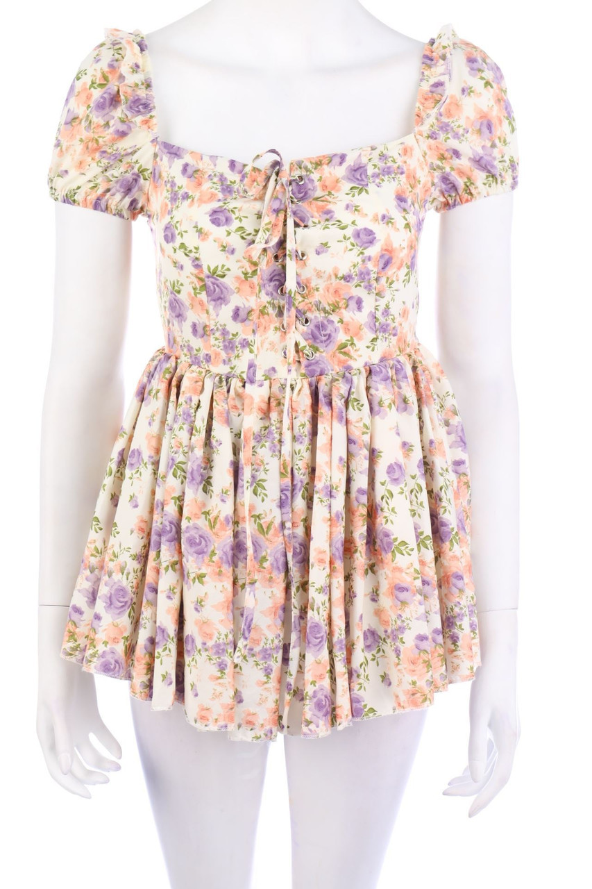 CIDER - Playsuit mit Puffärmeln - S