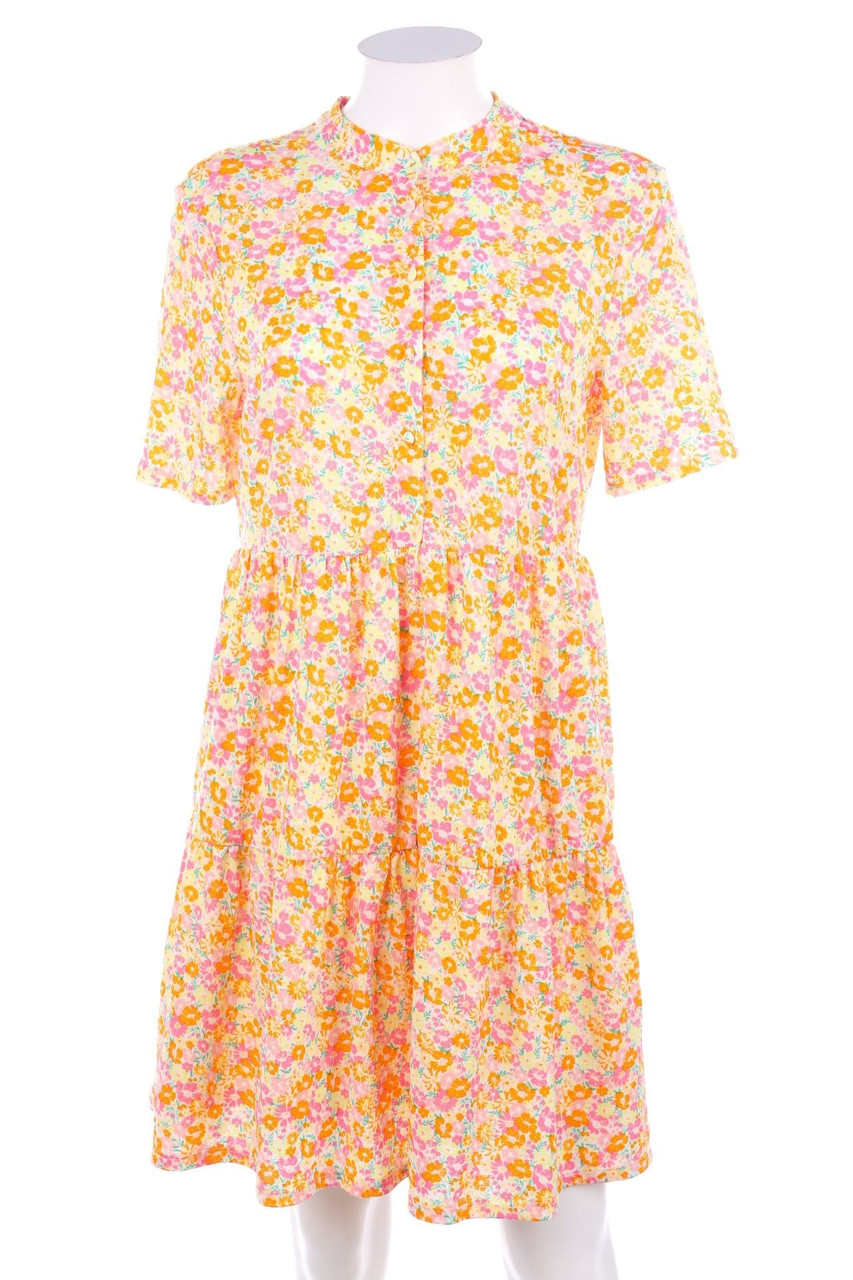 ONLY - Kleid mit Blumen-Print - S