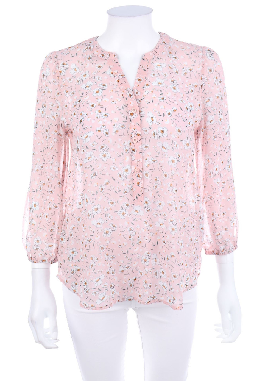 ESPRIT - Bluse mit Blumen-Print - D 38