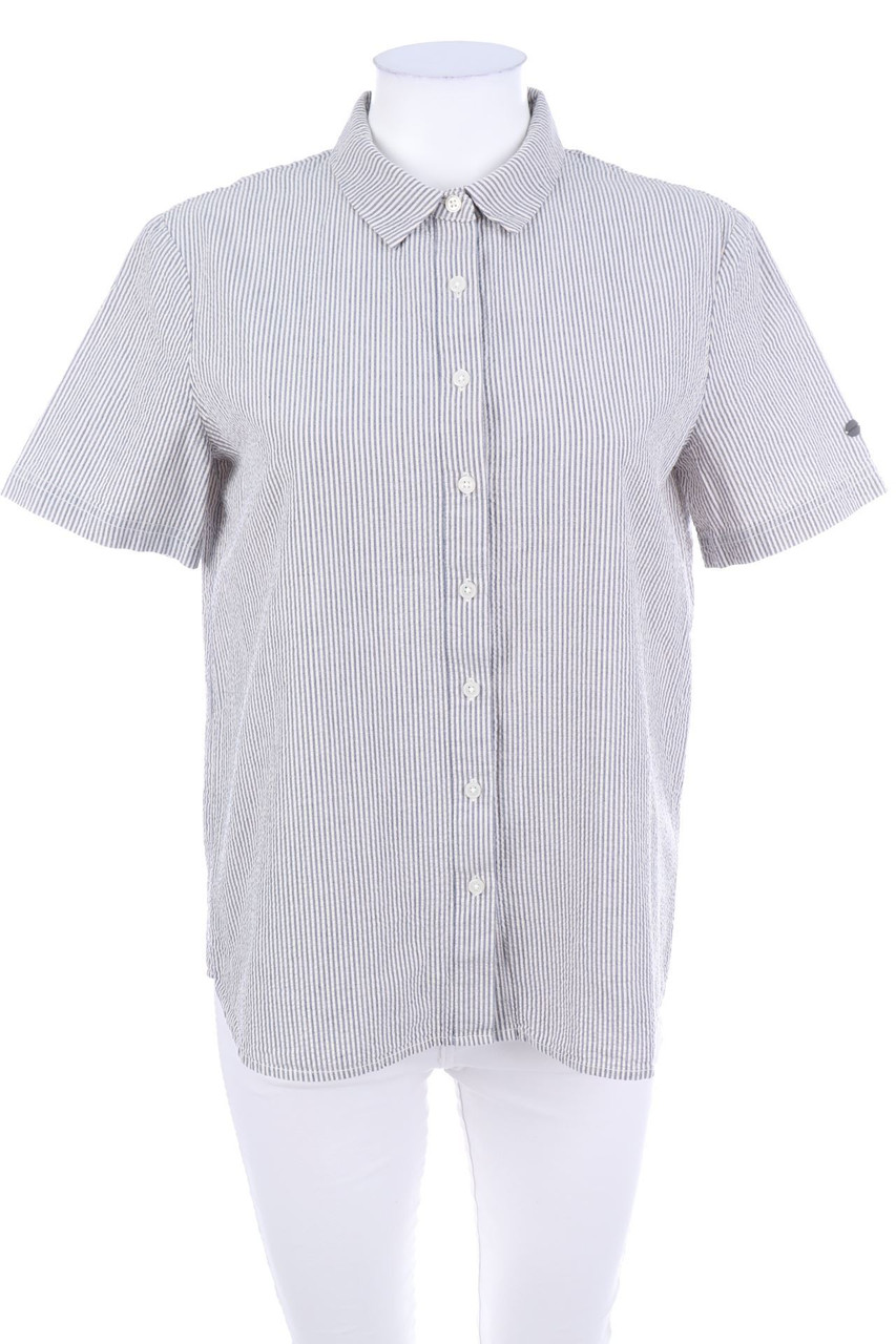 Superdry - Kurzarm-Bluse mit Streifen - D 36