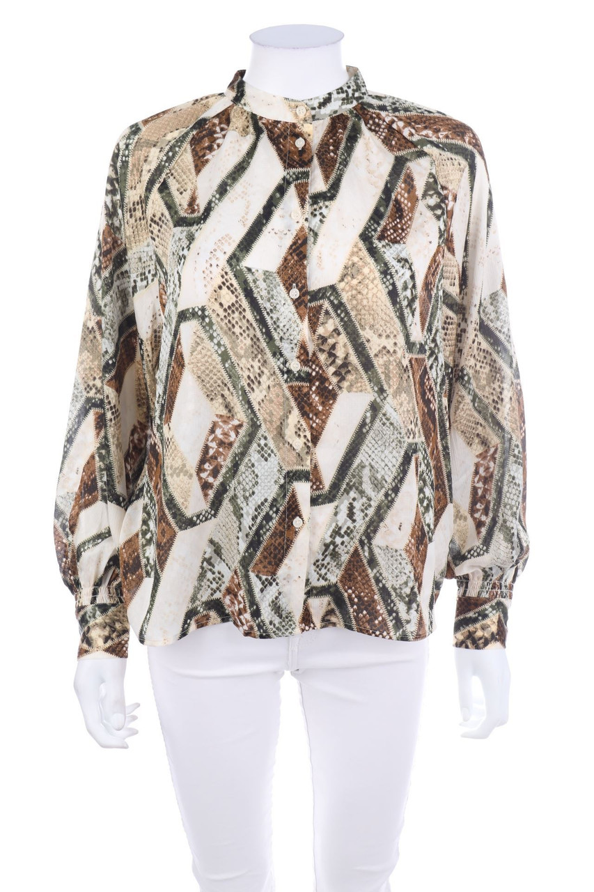 H&M - Bluse mit Animal-Print - D 32