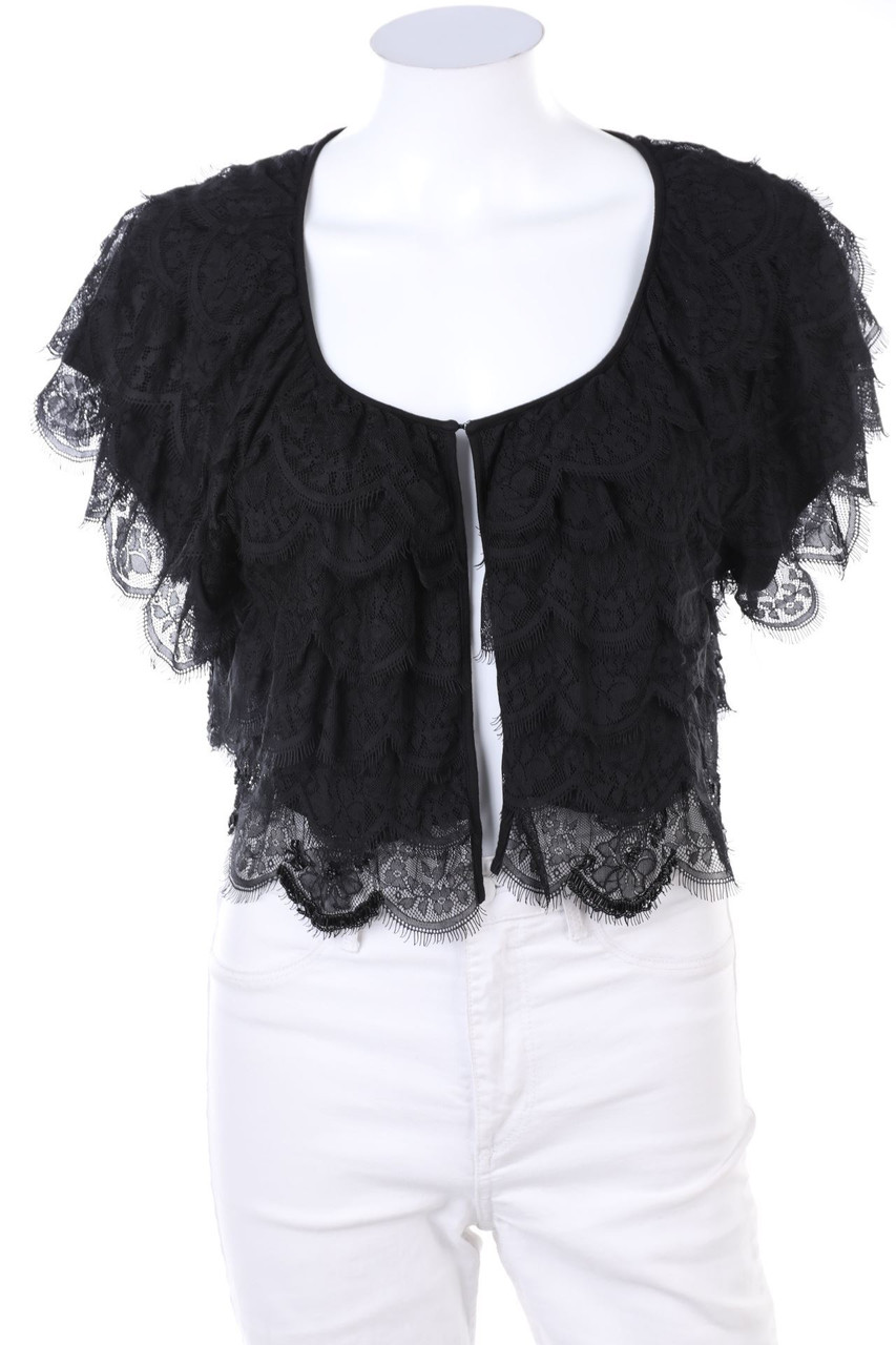 TWINSET - Spitzen-Bolero mit Perlen - L