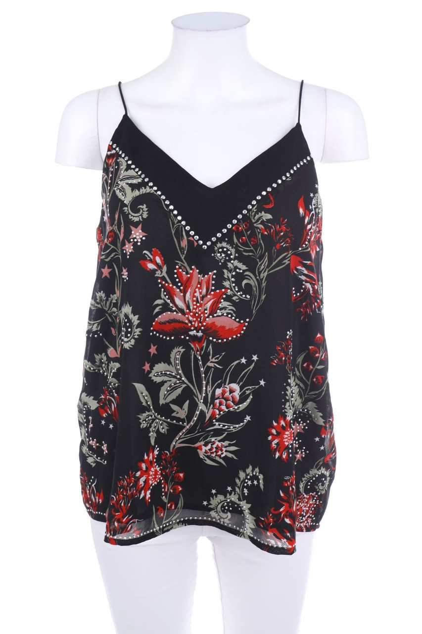 RIVER ISLAND - Muster-Top in A-Linie mit Strass-Steinen - D 38