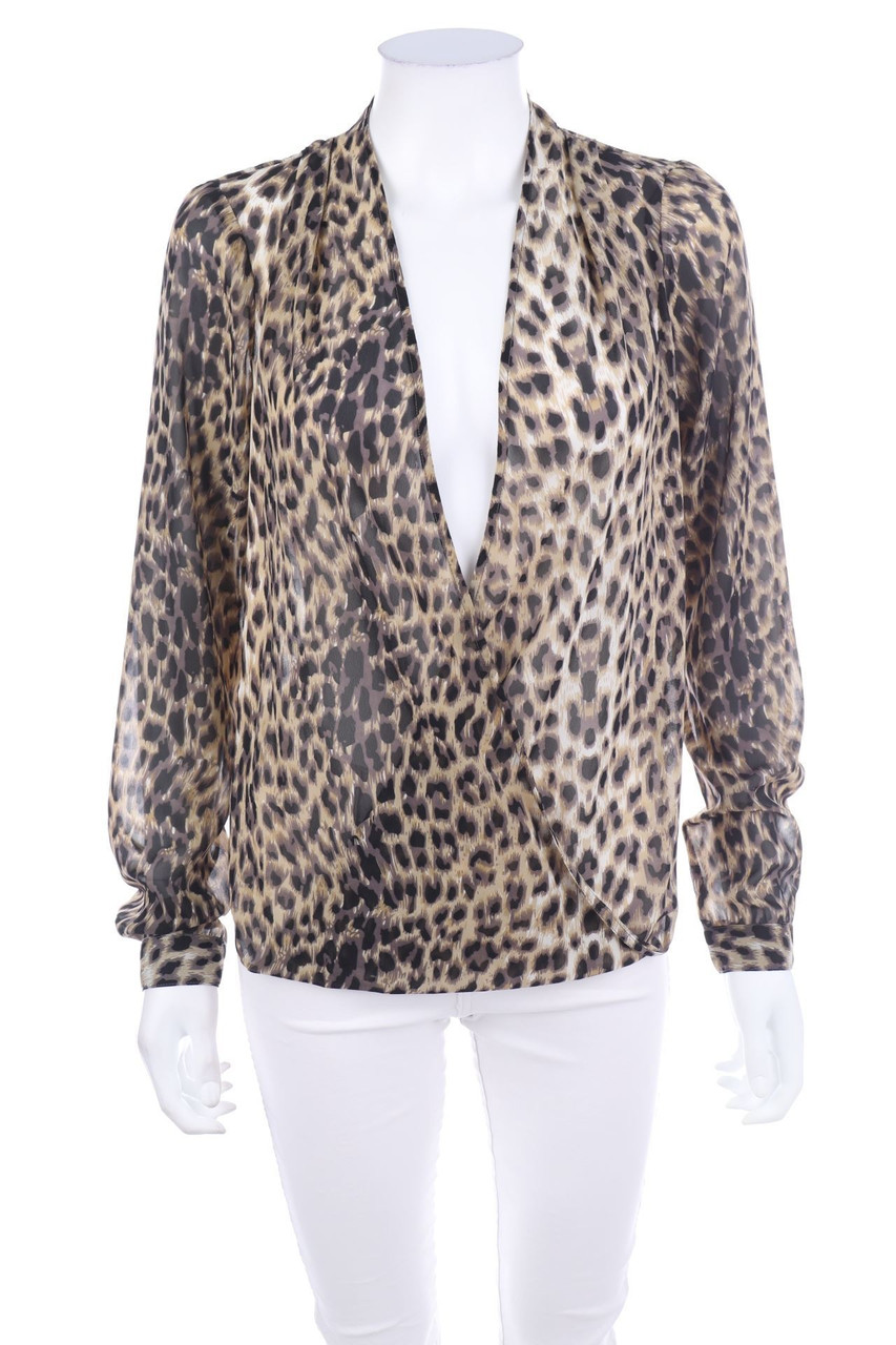VILA - Bluse mit Animal-Print - S