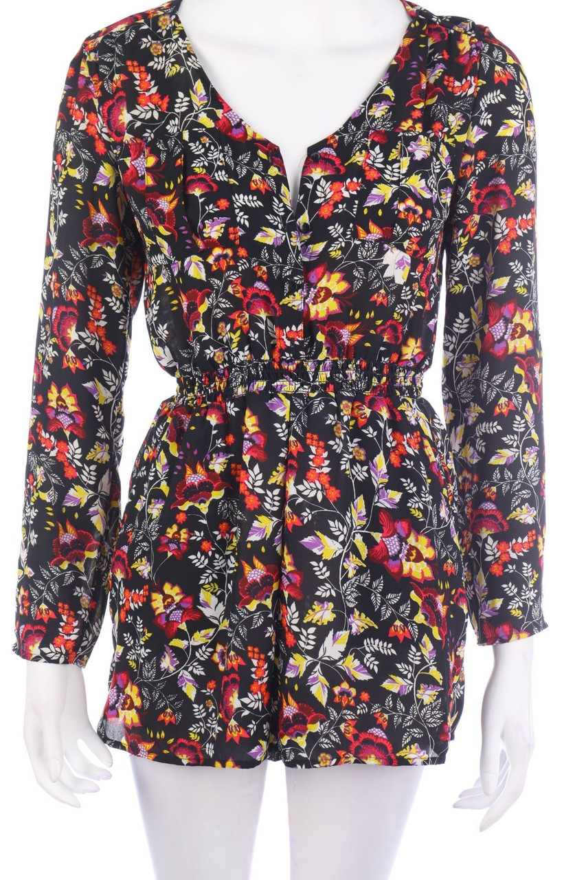 H&M DIVIDED - Playsuit mit Blumen-Print - D 36