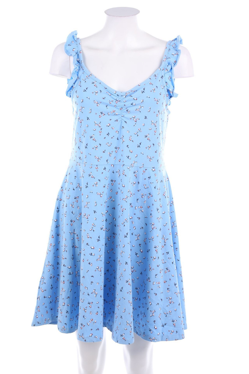 No Label - Skater Dress with Flower Print - S