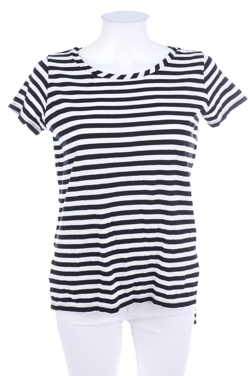 SISLEY - Kurzarm-Shirt mit Streifen - S