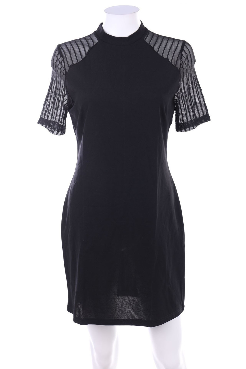 SHEIN - Minikleid mit Mesh-Einsatz - L