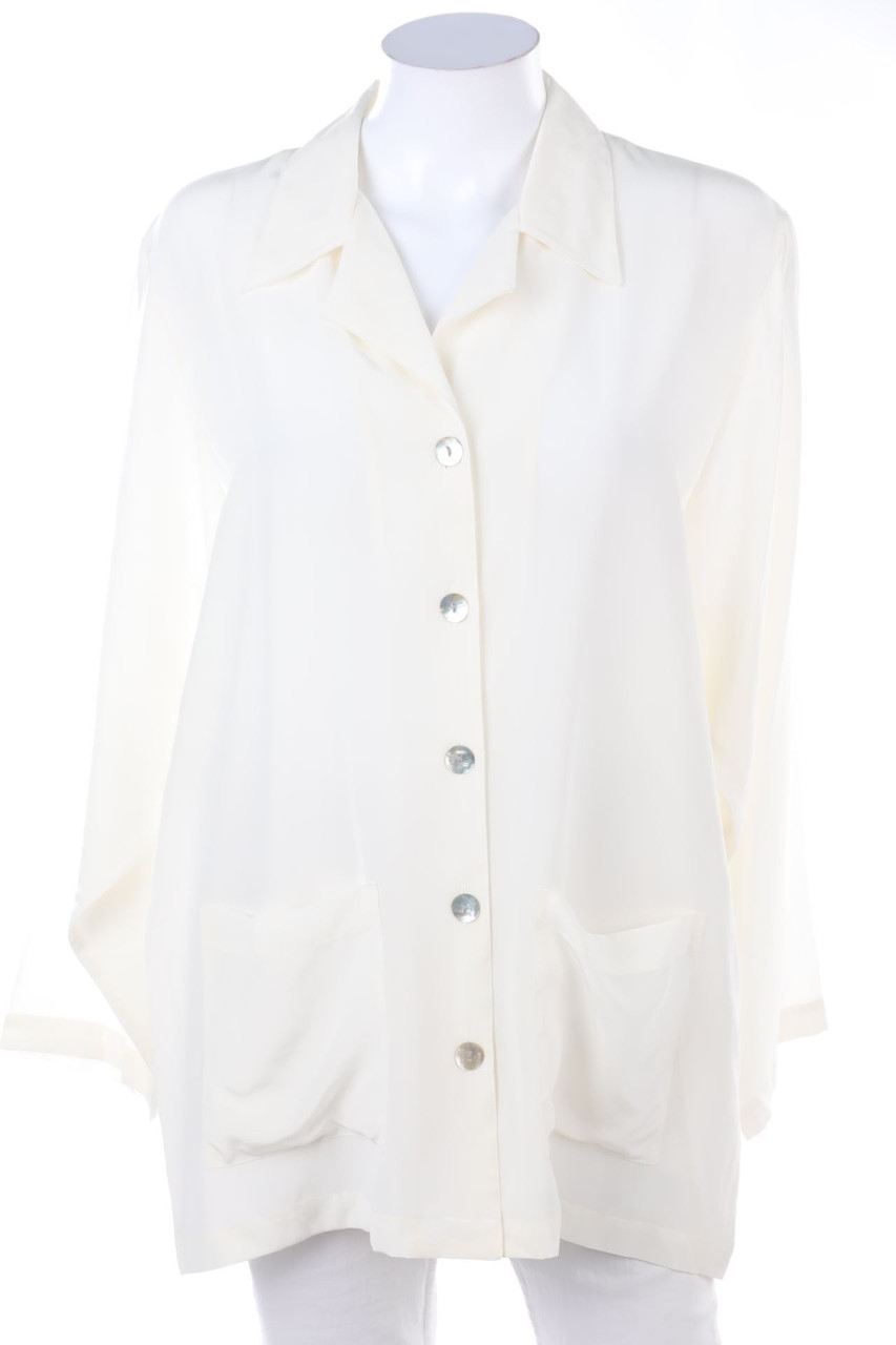 GLOBUS - Hemd-Bluse aus Seide - M