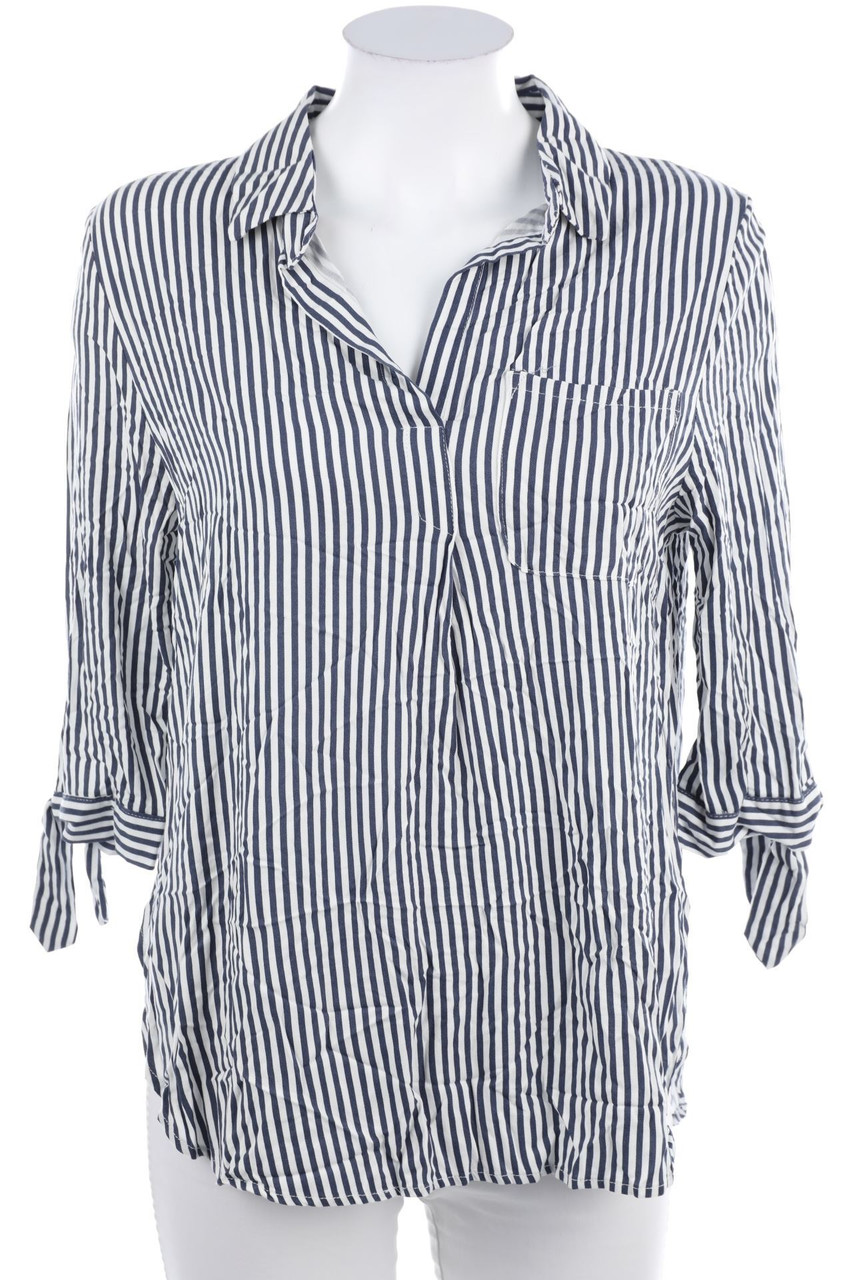 Hailys - Streifen-Bluse mit 3/4-Ärmel - L