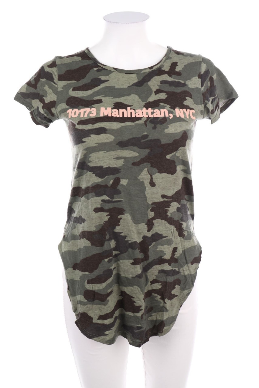 FB SISTER - Shortsleeve-Shirt with Camouflage-Print - XS