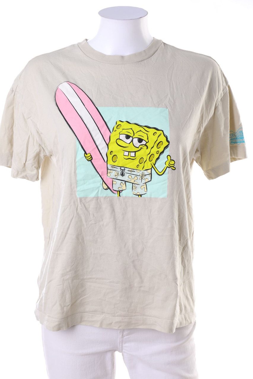 H&M DIVIDED - Shirt mit Print aus Baumwolle - XS