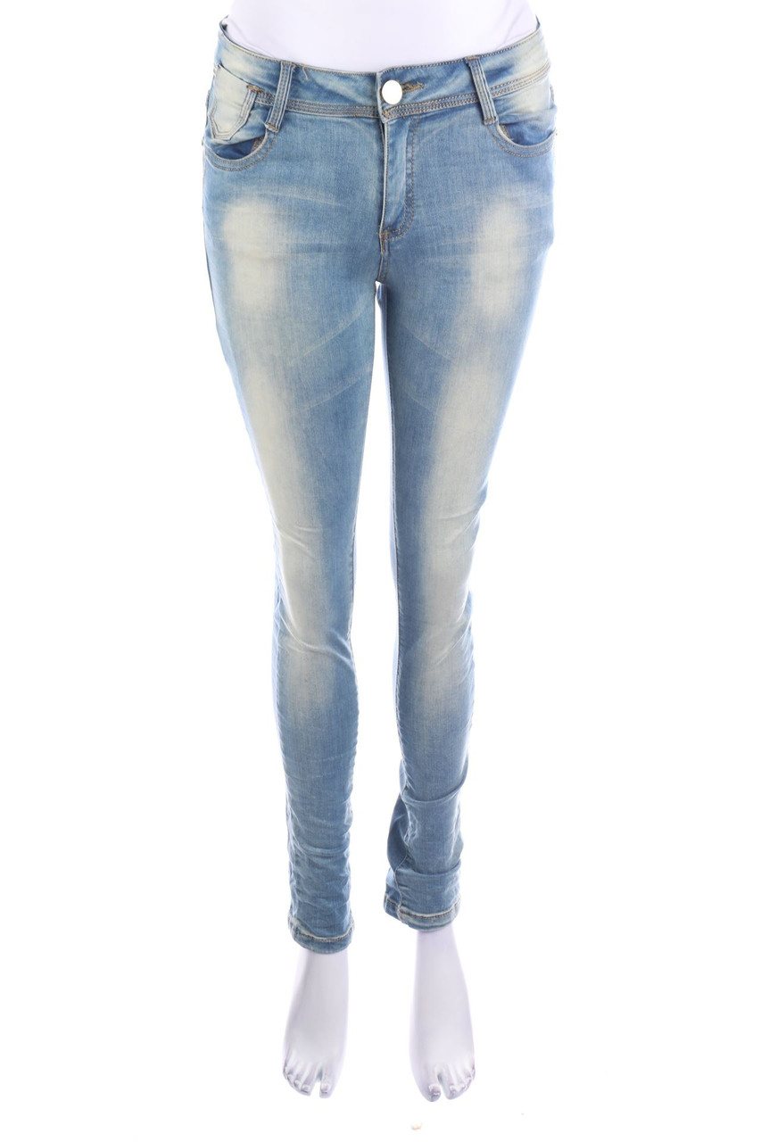 HYDEE - Dirty Destroyed Skinny-Jeans - S
