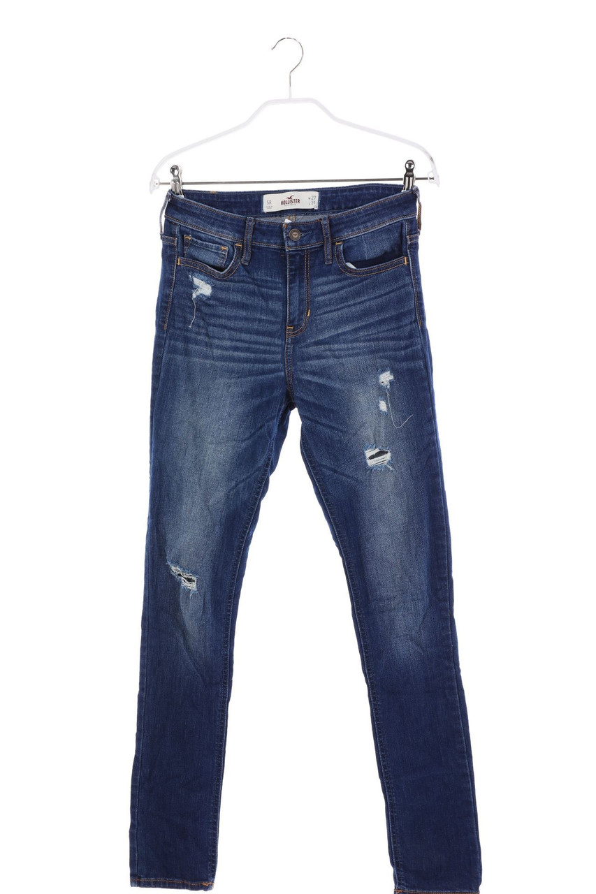 HOLLISTER - Destroyed Skinny-Jeans - W27