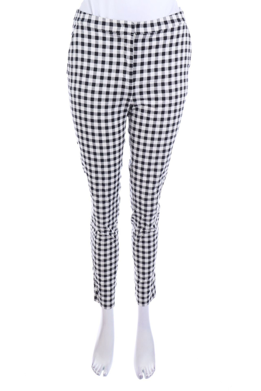 HALLHUBER - Skinny-Hose mit Karo-Muster - S