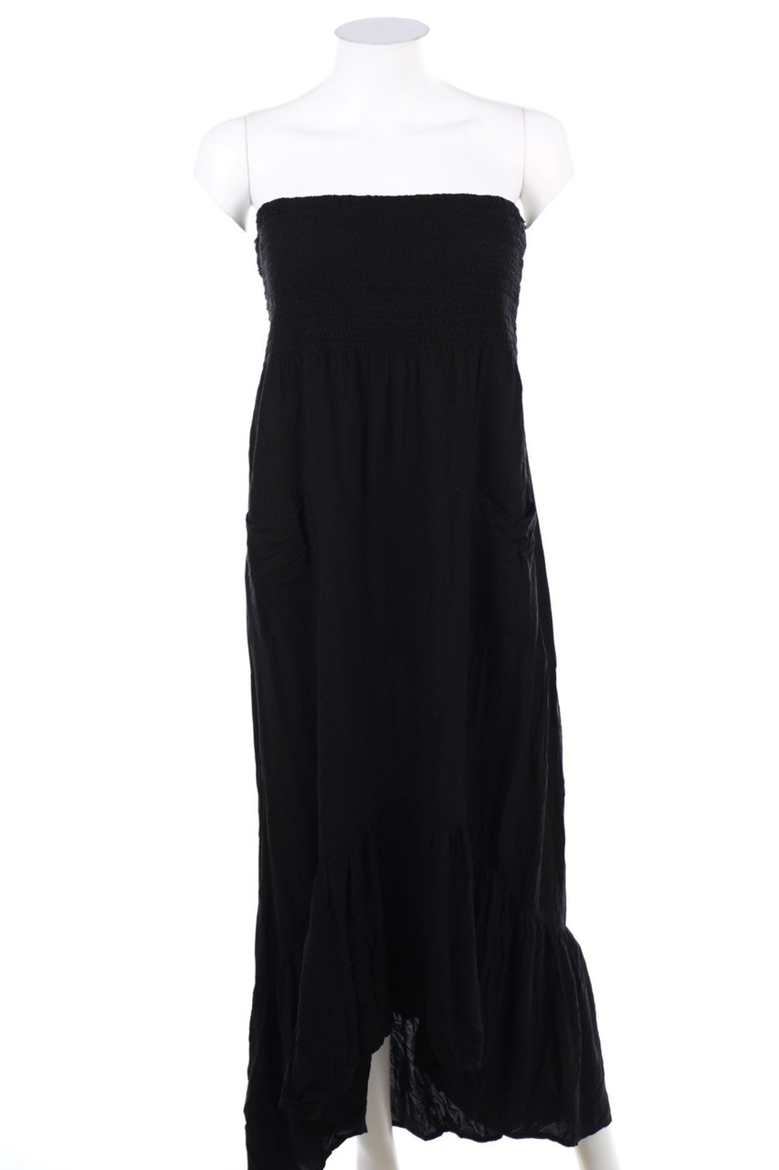 ROXY - Maxi-Kleid mit Smok-Details - XS