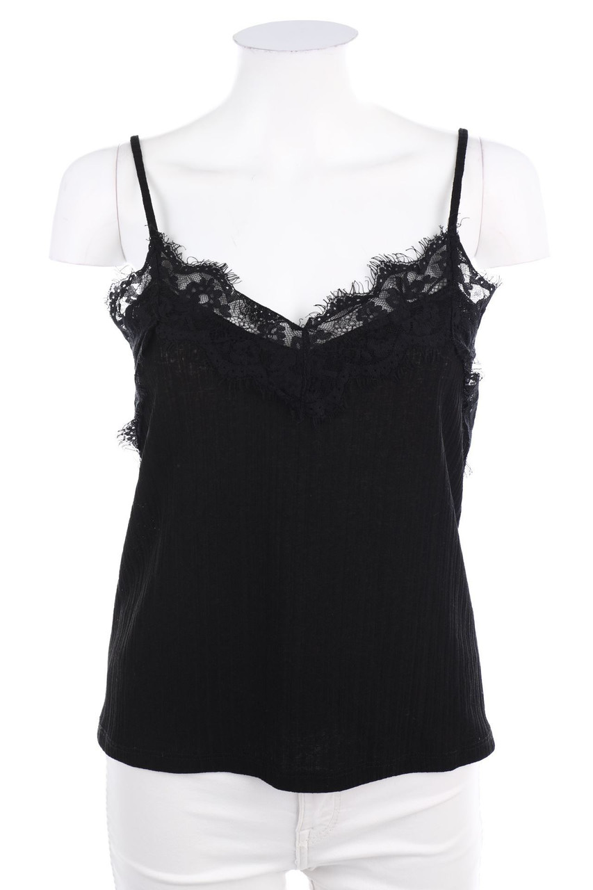 ZARA TRF - Top mit Spitze - S