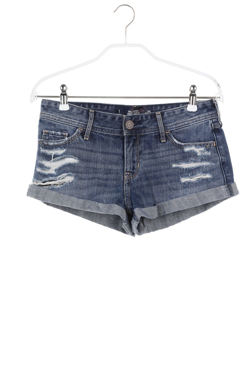 HOLLISTER - Destroyed Jeans-Shorts - W25
