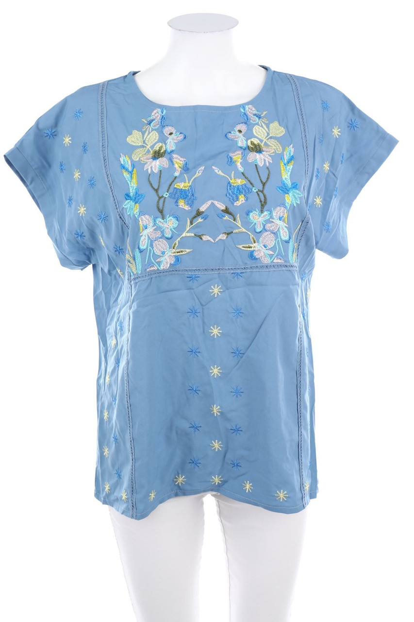 MISSLOOK - Shortsleeve Blouse with floral print - M