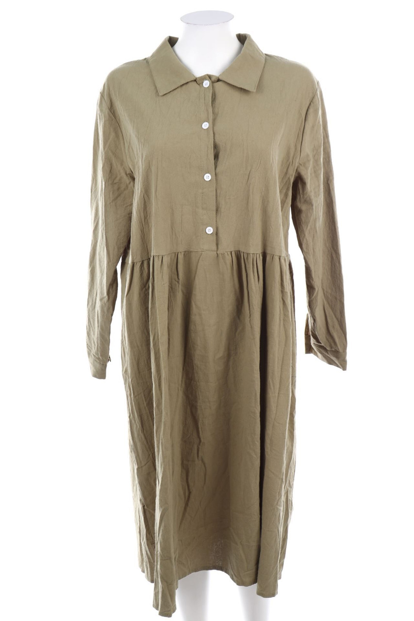 MISSLOOK - Shirt Dress with French Cuff - S