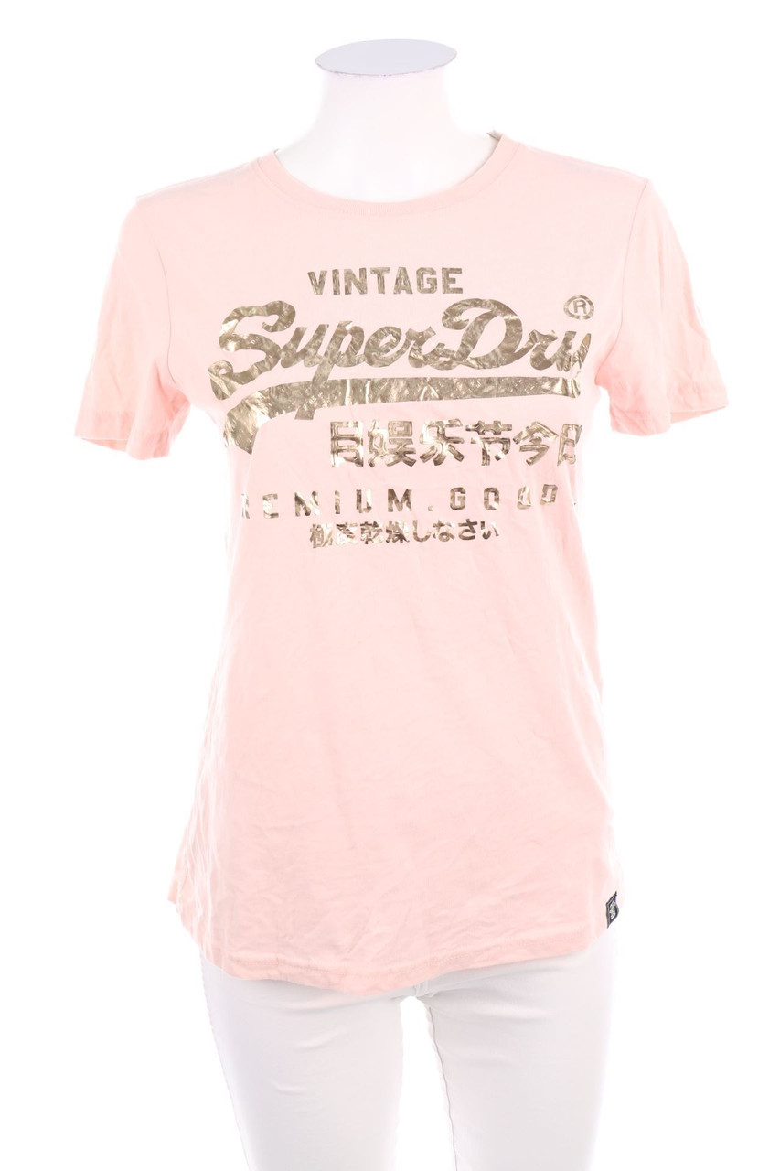 Superdry - Kurzarm-Shirt mit Logo-Print - D 32