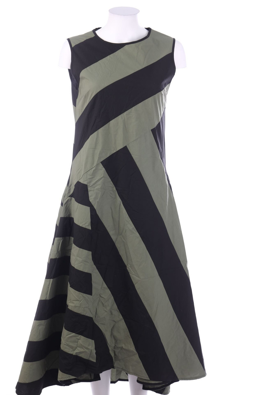 ODEEH - Maxi Dress with Stripes - D 38