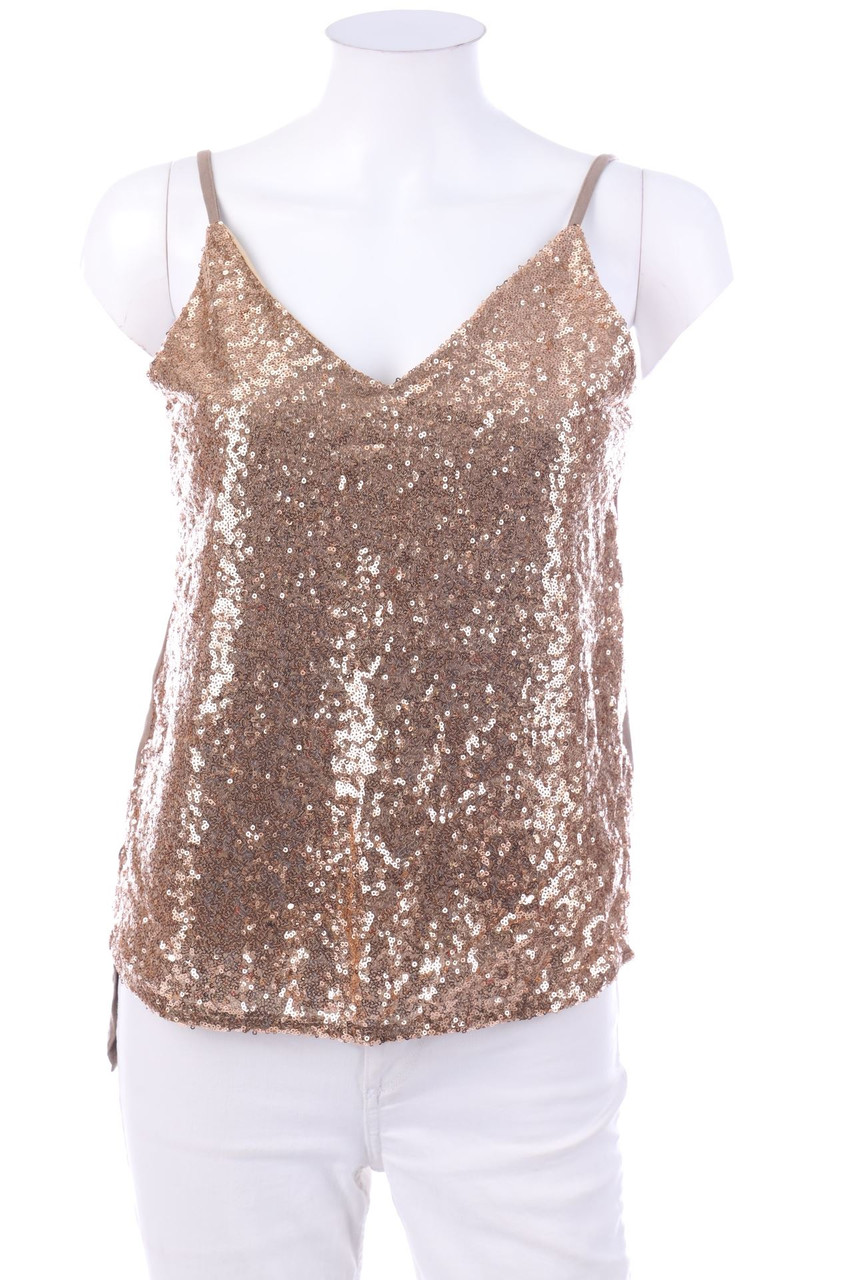 SECONDHAND - Knitted Top With V-Neck - M