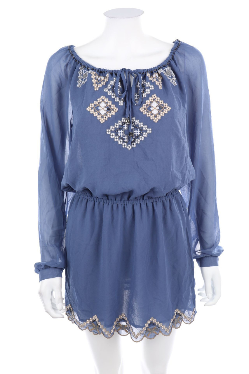 SINGLE Los Angeles - Mini Dress with Embroideries - XS