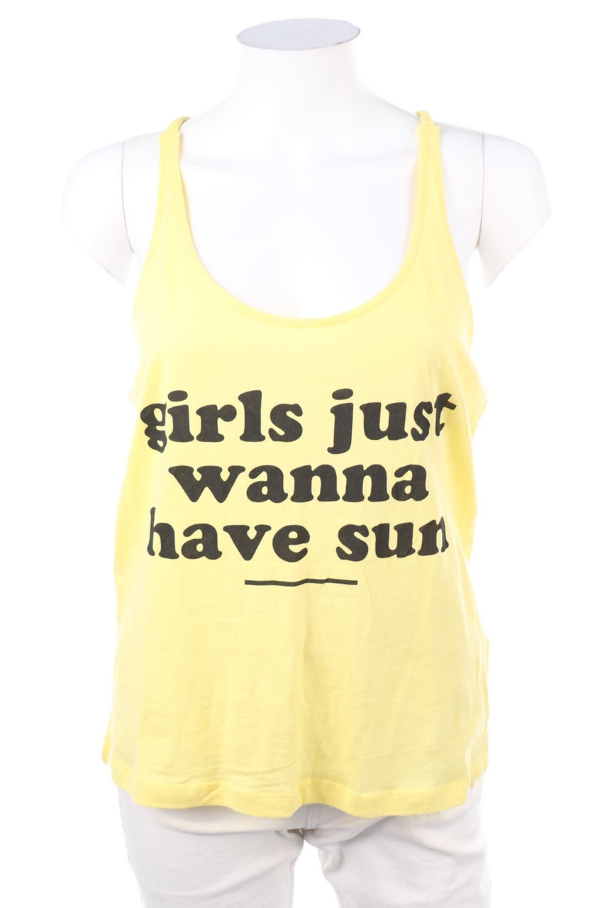 ONLY - Top mit Statement-Print - S