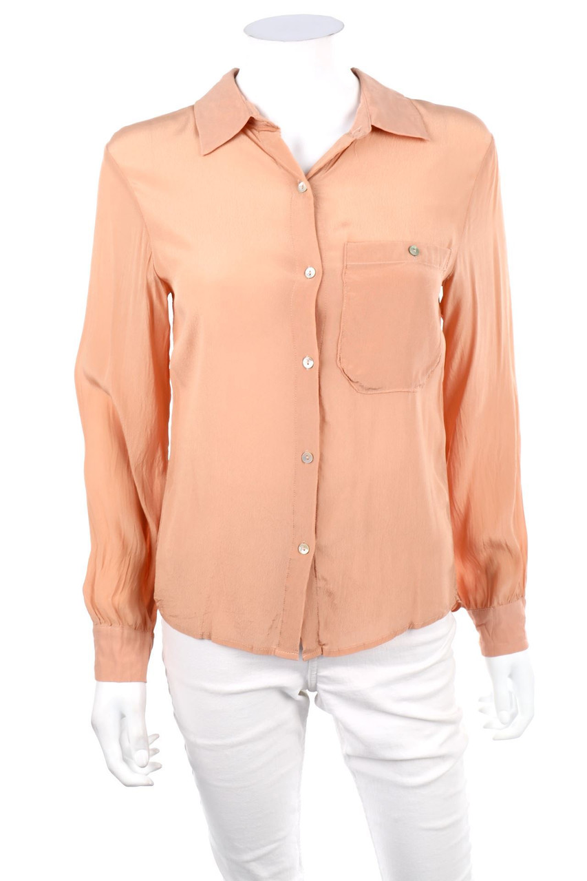 ZARA - Satin-Bluse - XS