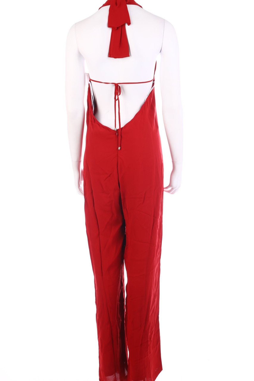ATOS LOMBARDINI - Neckholder-Jumpsuit mit tiefem Rückenausschnitt - D 36