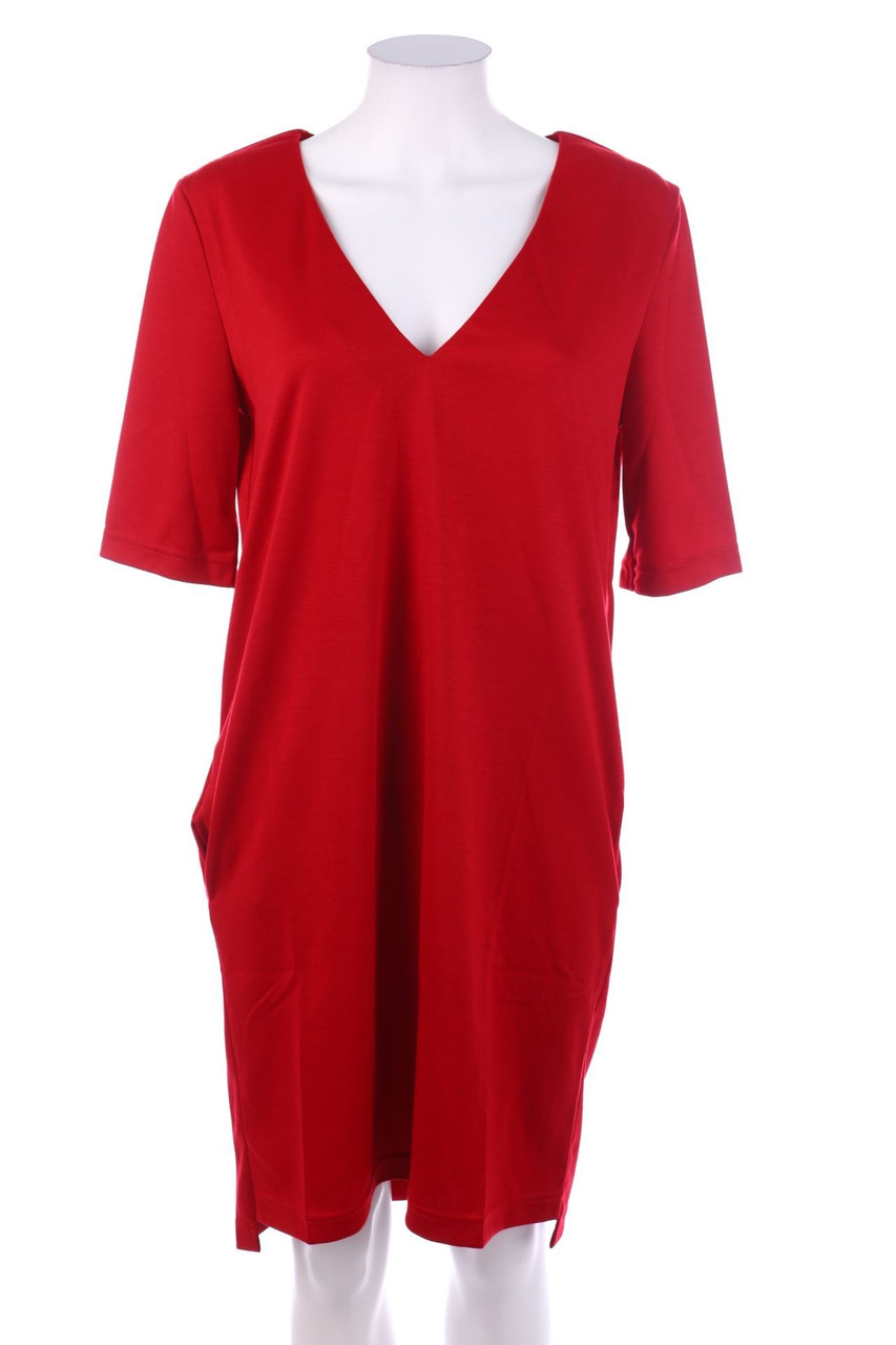 MAIOCCI - Dress with Deep Plunge Neckline - M