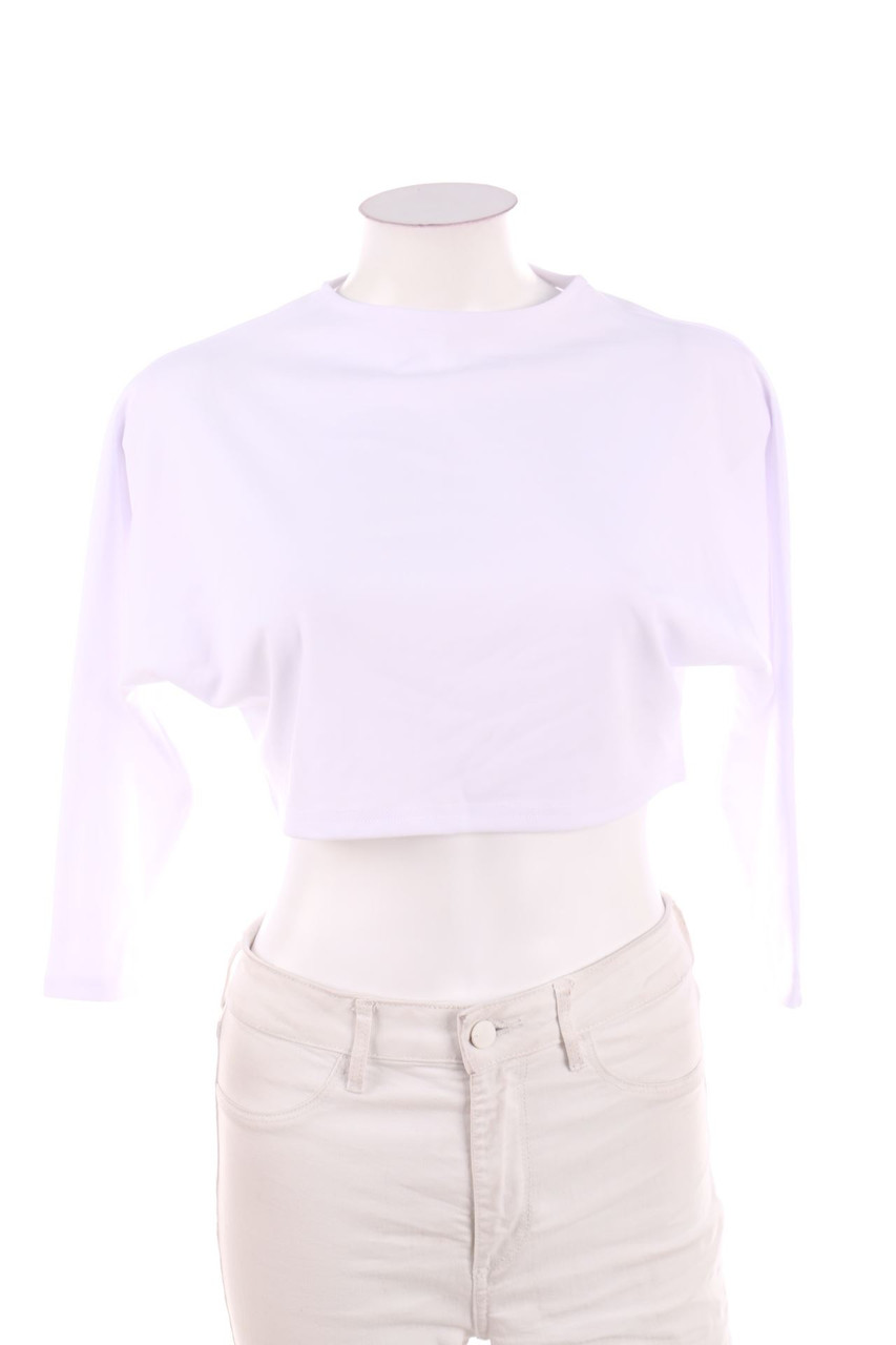 No Label - Cropped-Shirt with Batwing Sleeves - D 40