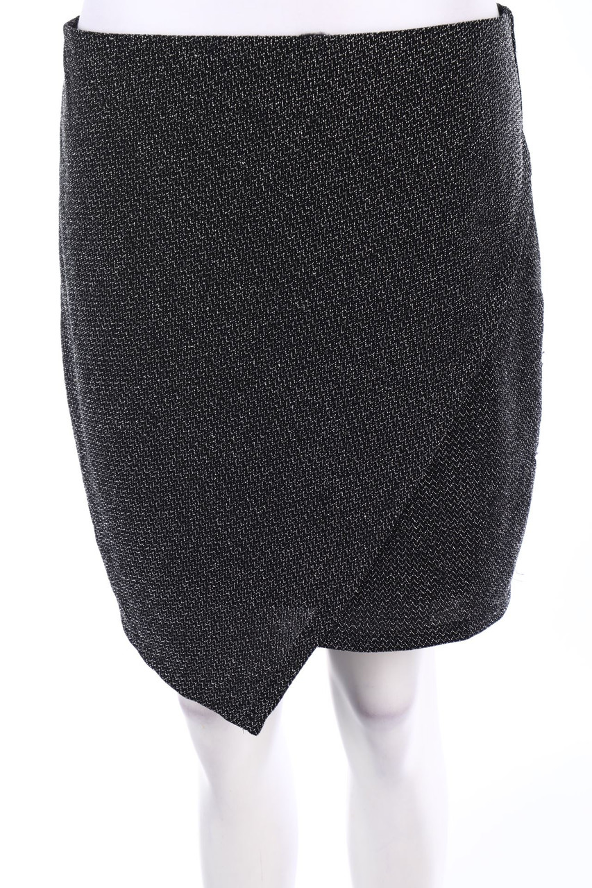 MIA & MIMI - Mini-Skirt with Metallic Effect - XL