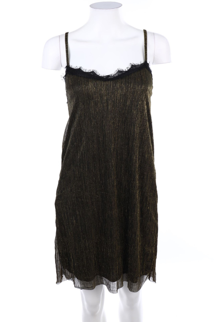 zebra - Glitter-Party Dress - L