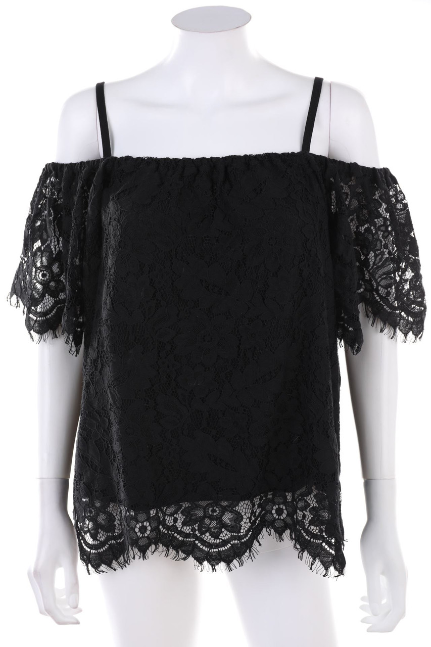 Yessica by C&A - Spitzen-Carmen-Bluse - S