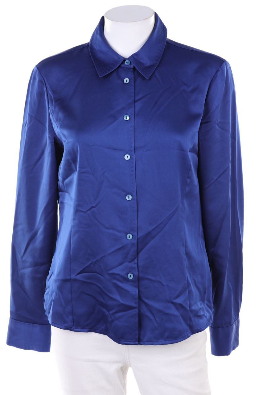 VIYELLA - Satin-Hemd-Bluse - D 34