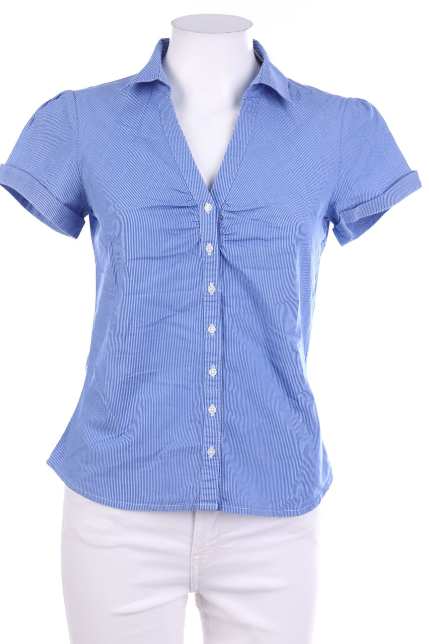 H&M - Hemd-Bluse mit kurzem Ärmel - M