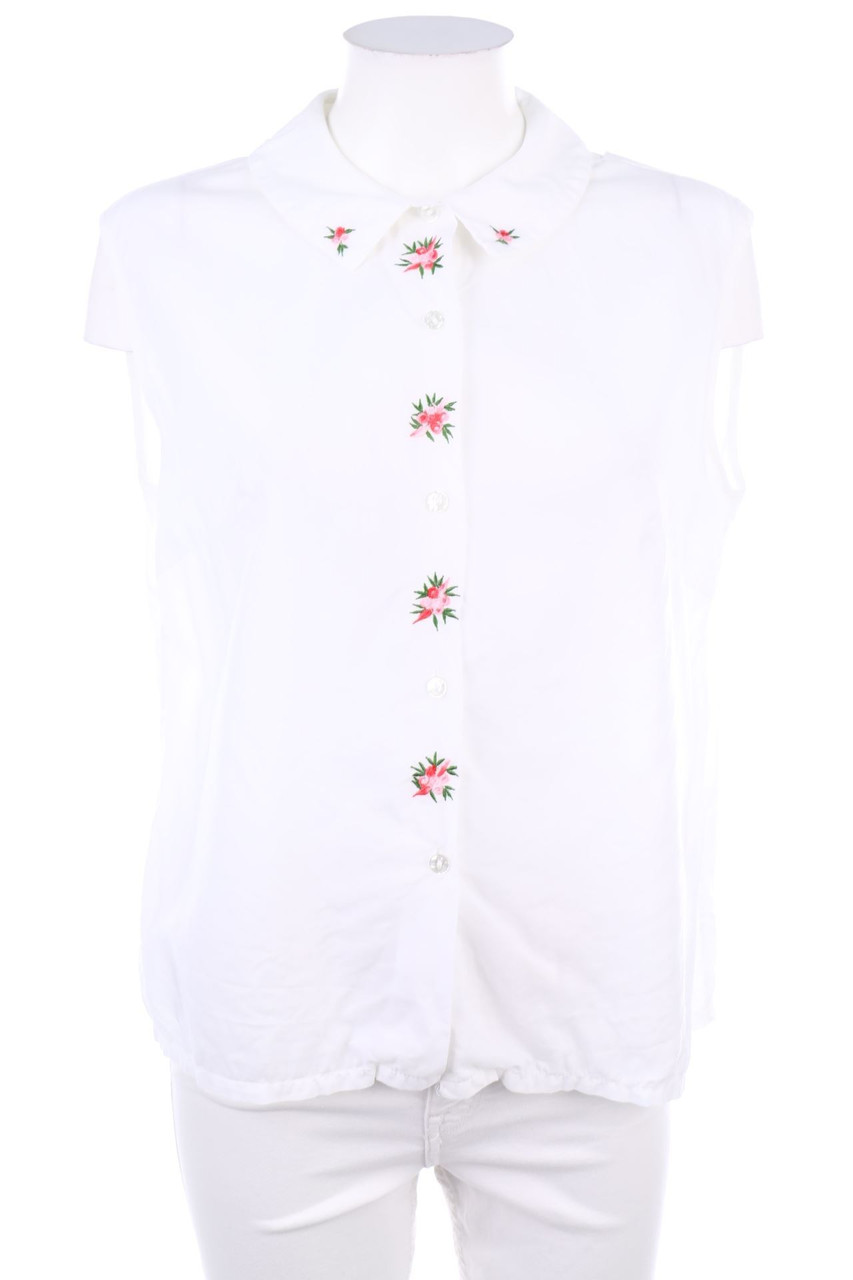 SECONDHAND - Blouse Top with floral print - D 44