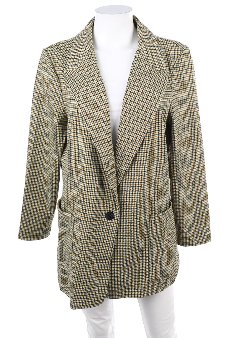 H&M - Blazer mit Hahnentritt-Muster - D 44