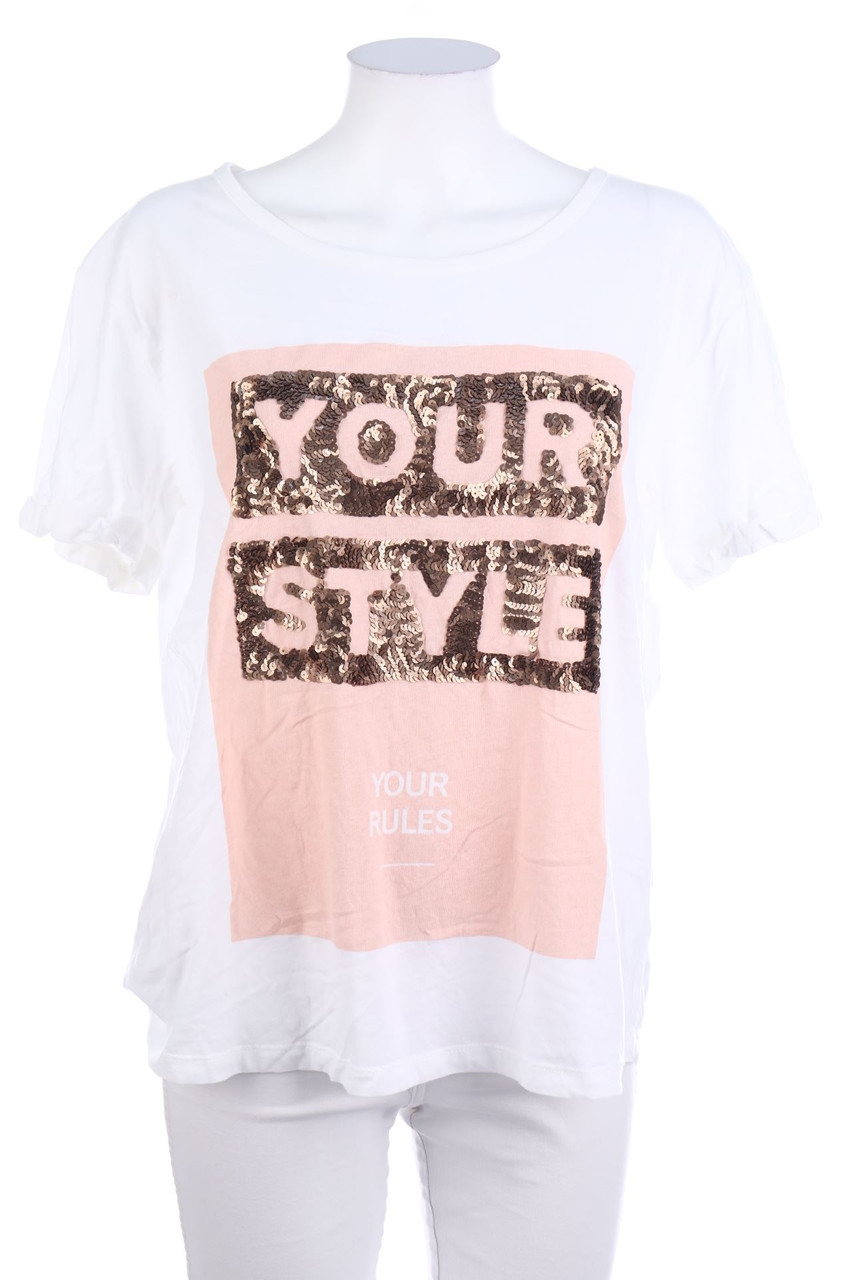 ROCk YOUR CURVES by Angelina K. - Shortsleeve-Shirt - 2XL