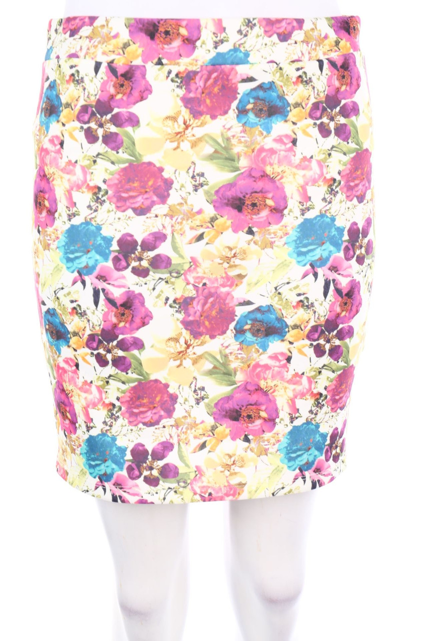 Madonna - Minirock mit Blumen-Print - M