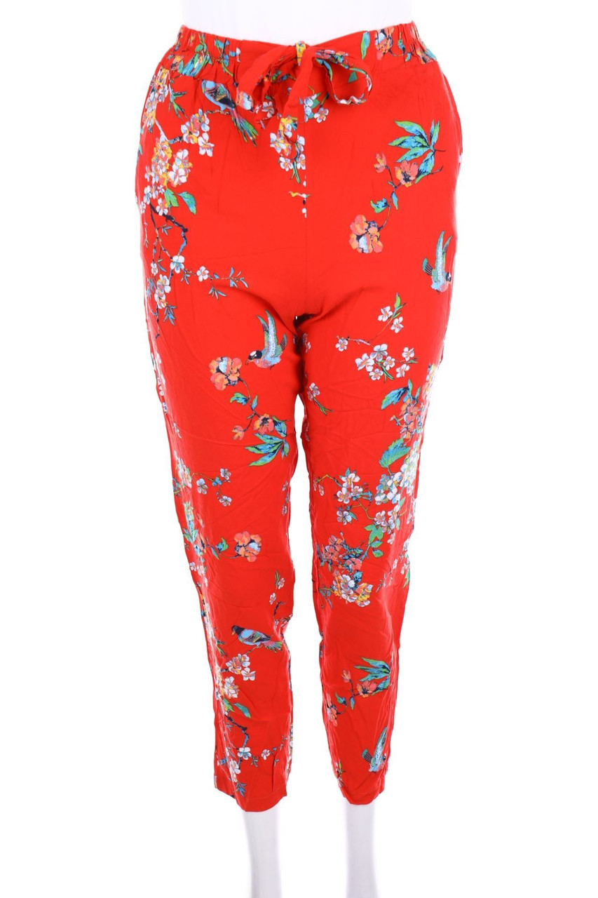 Pimkie - Hose mit Blumen-Print - D 32-34