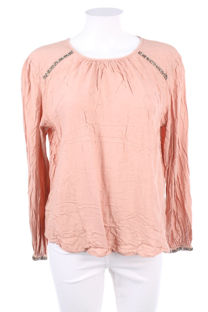 No Label - Blouse with Pearls - XL