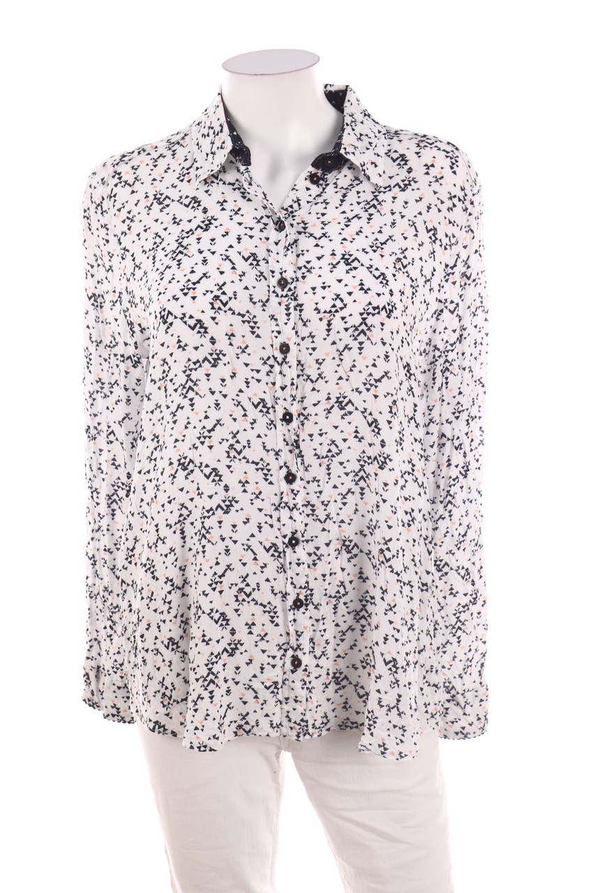 GERRY WEBER - Hemd-Bluse mit geometrischem Muster - D 44