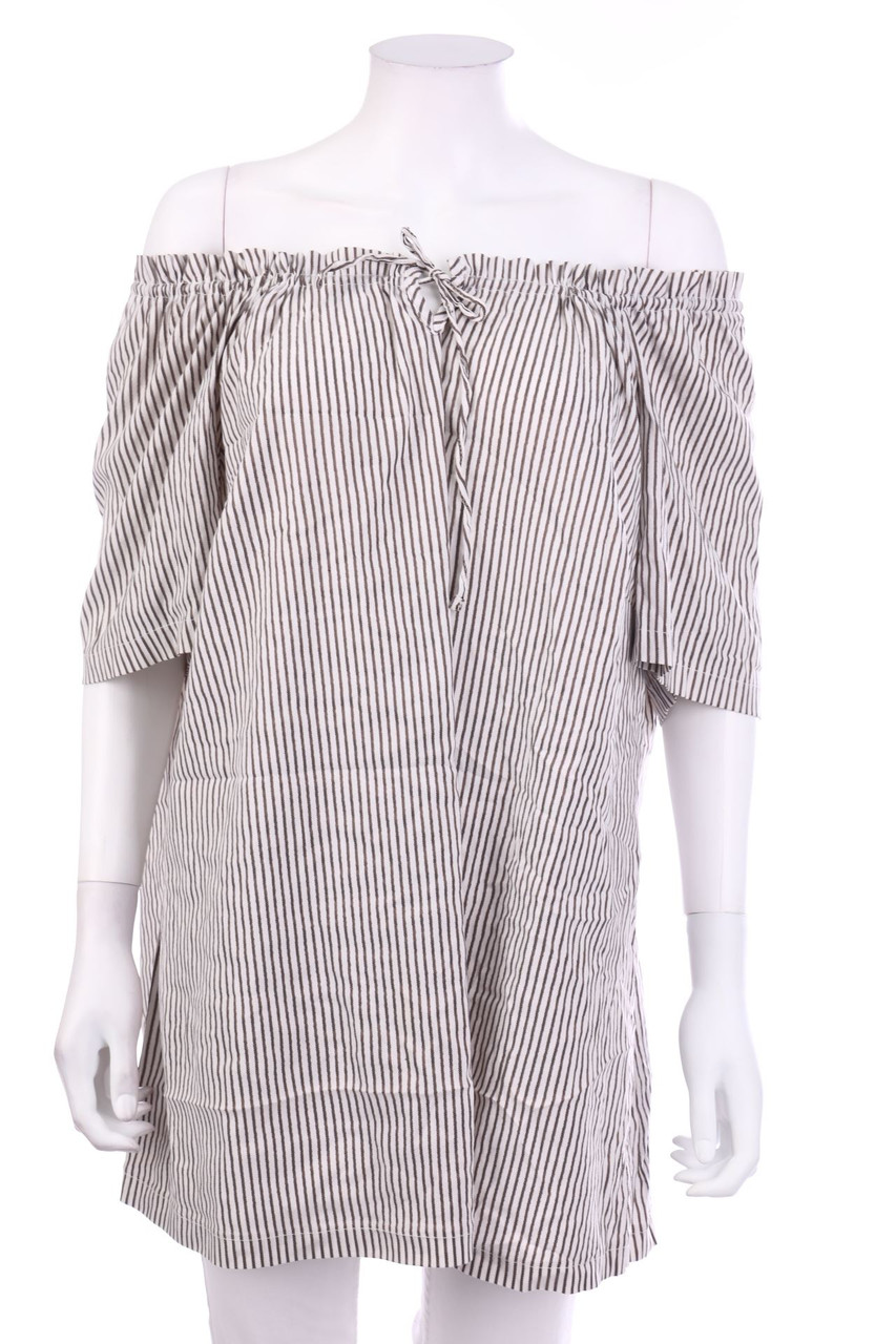 Ulla Popken - Carmen-Bluse mit Baumwolle - 54